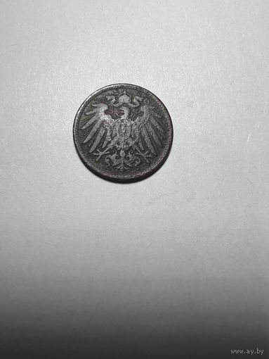 10 пфенингов Германской Империи 1905 года.