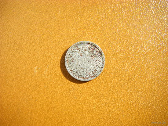 Германия 5 пфеннигов 1901г. F