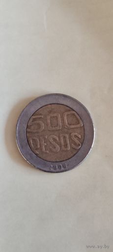 Колумбия 500 песос 2006