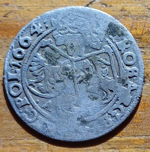 6 грошей 1664 год