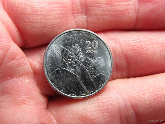 Самоа. 20 сене,  2011. С 20 копеек. Распродажа коллекции. Смотрите другие лоты.