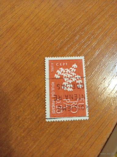 1961 Франция Европа ЦЕПТ фауна птицы (1-11)