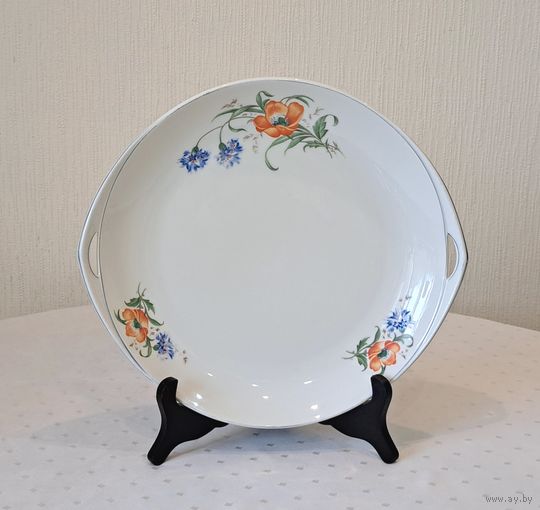 Блюдо с ручками фарфор слоновая кость R x C Rosenthal Kronach Germany 1901 - 1933 гг.
