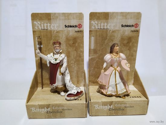 Фигурки Король и Принцесса  одним лотом,Schleich(Германия) филигранно выполненные
