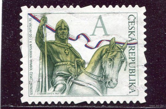 Чехия. Святой Вацлав, чешский князь. Статуя