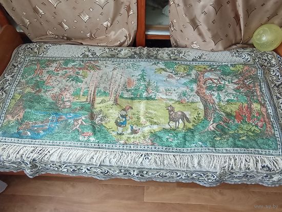 Гобилен " Серый волк и Красная шапочка " . СССР