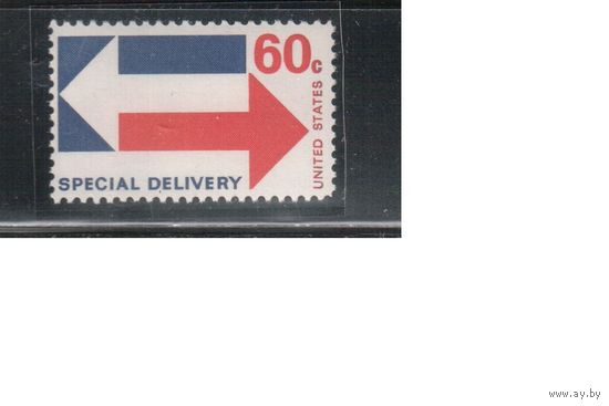 США-1971, (Мих.1034),  ** , Спец. доставка (одиночка)