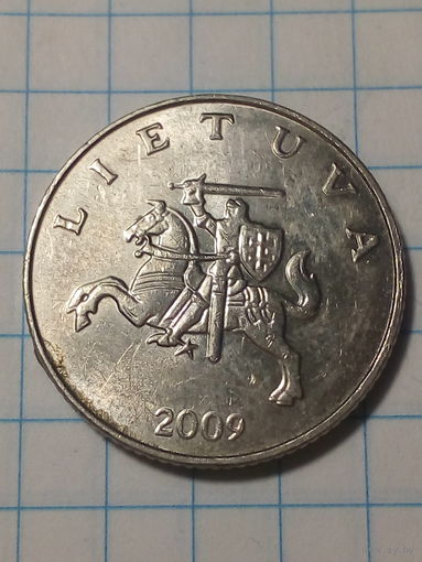 1 лит Литва 2009 год.