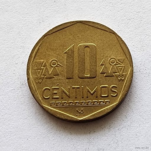 Перу 10 сентимо, 2012