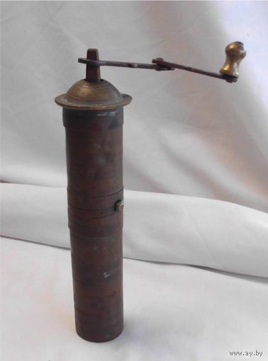 Антикварная ручная кофемолка 23 см Мельница Перечница