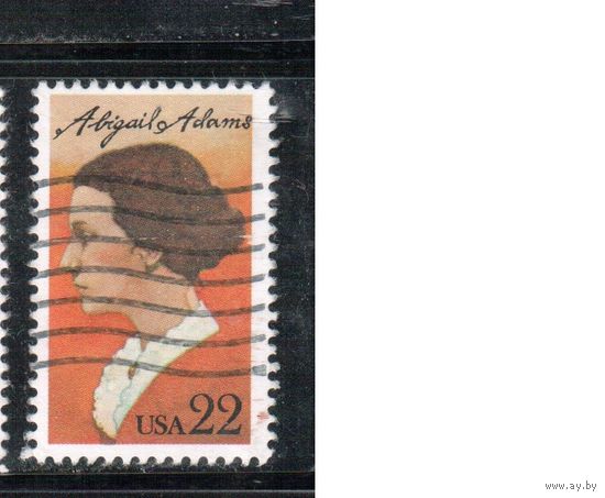 США-1985, (Мих.1757),  гаш., Личности(одиночка)