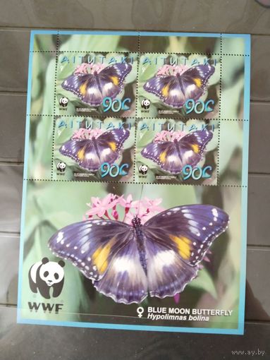 Распродажа.    Аутитаки  2008 м/лист  бабочки