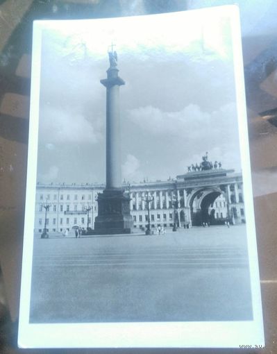1962 год Ленинград Александровская колонна