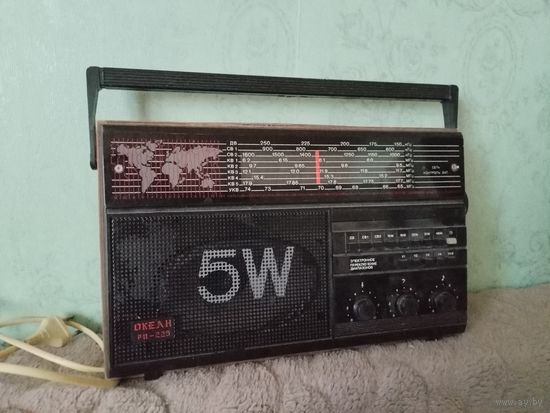 Радиоприёмник Океан рп 225. Рабочий