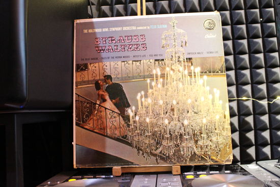 The Hollywood Bowl Symphony Orchestra, Felix Slatkin - Strauss Waltzes (Vinyl)