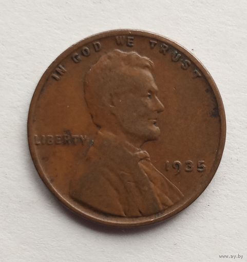 США 1 цент 1935 г.
