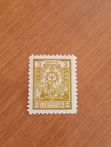 1923 Литва Мих 210 чистая клей MNH** искусство культура (2-1)