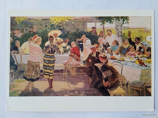 1960. Соцреализм. Беляев. Гости фестиваля