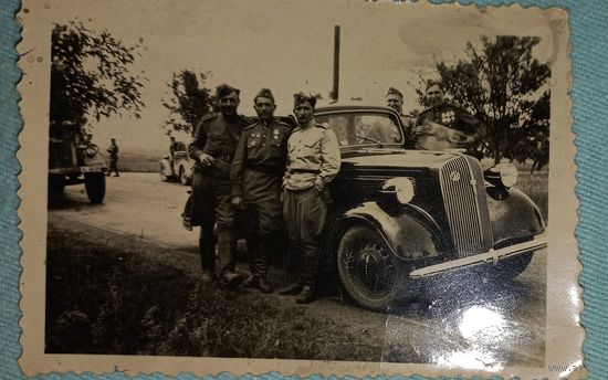 ВОВ1945Г дорога БЕРЛИН ПРАГА РККА АВТОМОБИЛИ