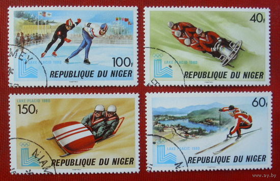 Нигер. Спорт. Олимпиада. ( 4 марки ) 1980 года. 5-14.