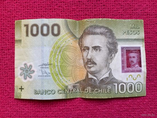 Чили 1000 песо 2010 г.