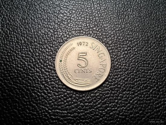 Сингапур 5 центов 1972
