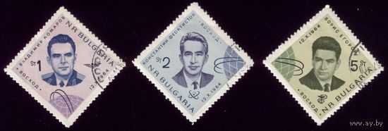 3 марки 1965 год Болгария 1512-1514