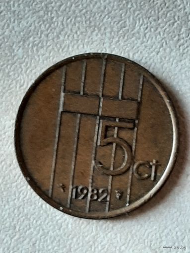 5 центов Нидерланды 1982