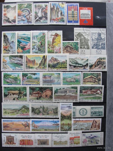 Продажа коллекции с 1 рубля! Культура и искусство на почтовых марках мира.