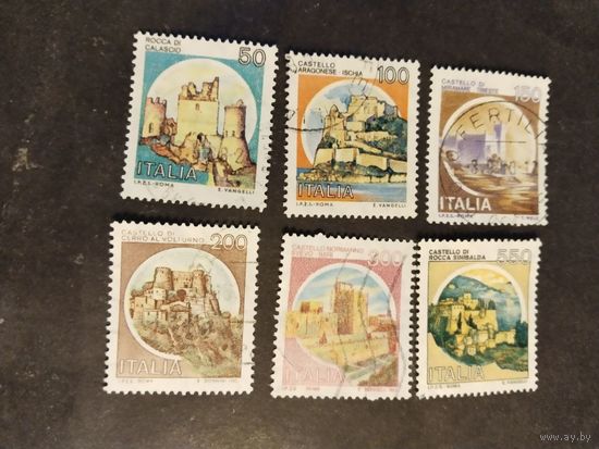 Италия 1984 и др. 6 м замки Италии