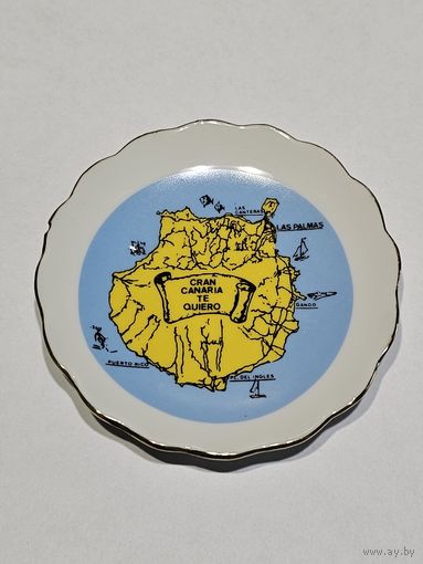 Тарелка сувенирная тарелочка Гран-Канария Испания.