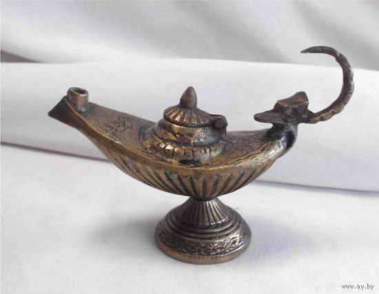 Светильник масляный Лампа Аладдина Бронза 19-й век