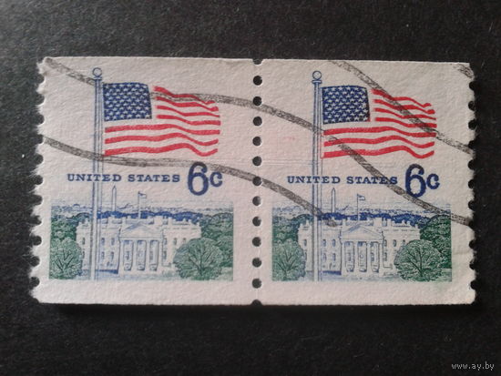 США 1969 флаг, пара