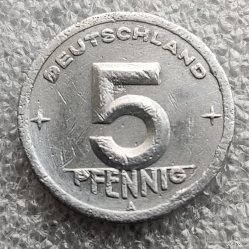 Германия - ГДР 5 пфеннигов  1949 г.