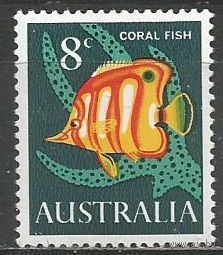 Австралия. Птицы. Длиннорылая рыба. 1966г. Mi#365.