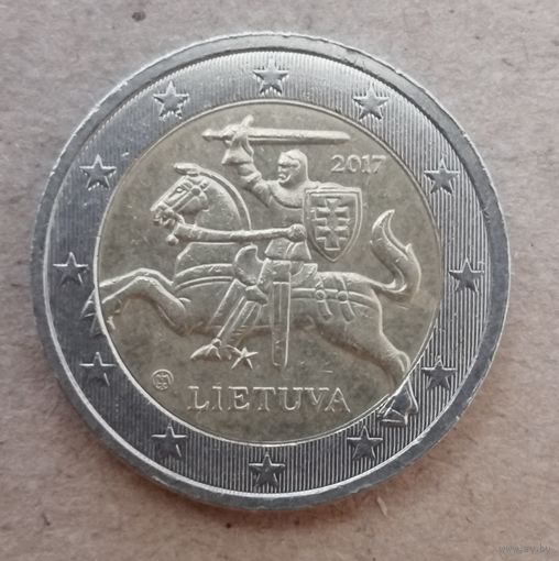 Литва 2 евро 2017 год, KM# 212