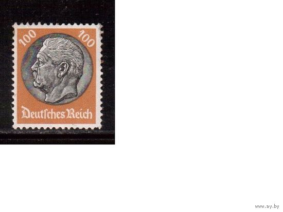 Германия(Рейх)-1933,(Мих.528)   *  ,  ВЗ 4,  Стандарт,  Гинденбург,