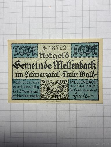 Нотгельд 10 пфеннигов Германия-3012