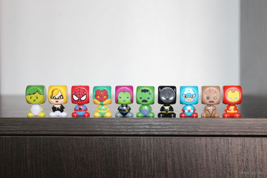 Герои "Marvel", киндер, 10 шт.