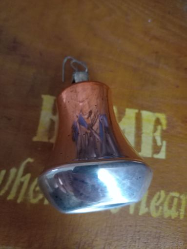 Елочная игрушка СССР, стекло.
