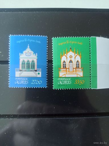 Португалия. Азоры. 1982. Архитектура. Капеллы