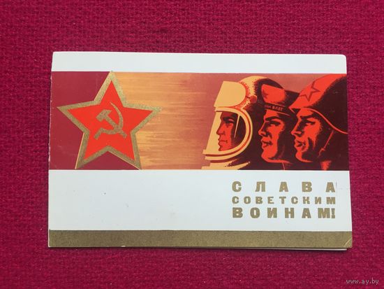 Слава Советским Воинам! Шульгин 1974 г. Двойная.