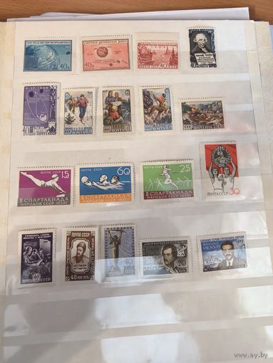 Лот чистых марок СССР 1959 год