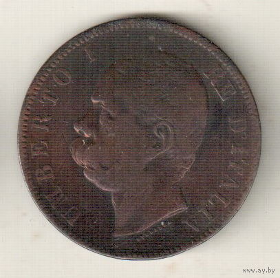 Италия 10 чентезимо 1893