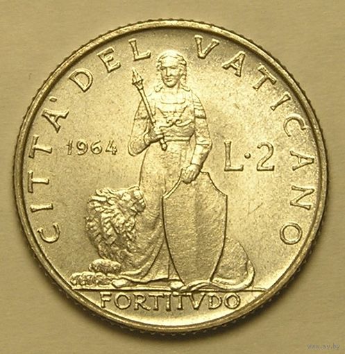 Ватикан, 2 Лиры 1964 PAULUS VI