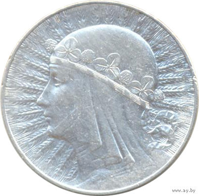 Польша 10 злотых 1932г. Ядвига