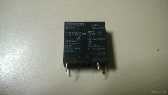 Реле электромагнитное OMRON G5PA-1 12VDC