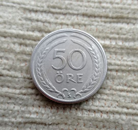 Werty71 Швеция 50 эре 1946 оре
