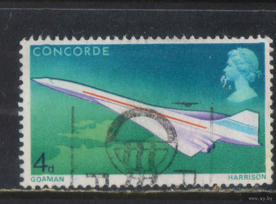 Великобритания 1969 EII Первый полёт Конкорда #504