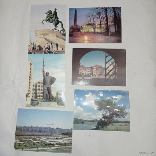 Открытки СССР, Ленинград, Ташкент, Рена Уша, Таллин, Фрунзе, Харьков